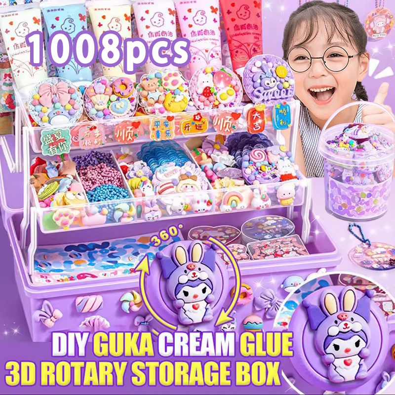 ⭐Ready Stock⭐1008PCS Full Set Sanrio Guka Cartoon Material Package