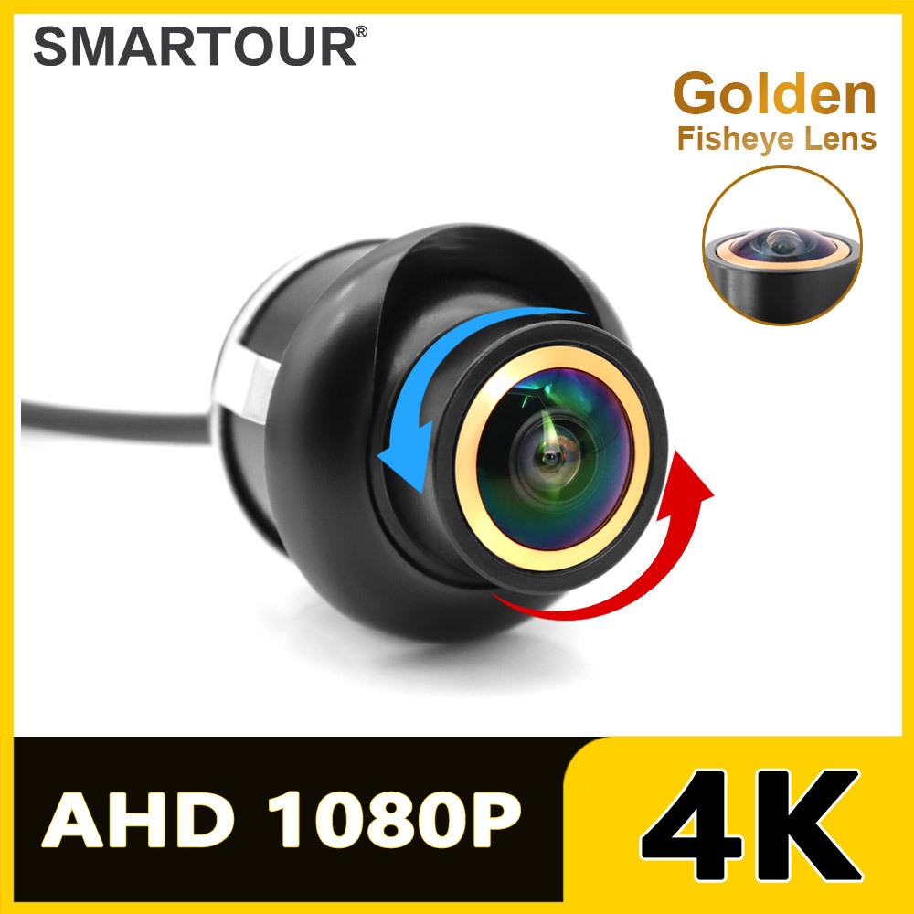 Rotate 360 Degree AHD 1080P Car Rear View Reverse Back up Camera HD ...