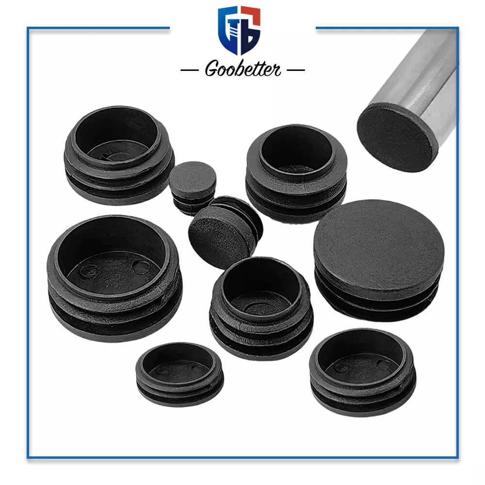 12mm76mm Round Plastic Tube End Caps Insert Bungs Blanking Plugs
