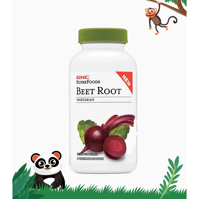 American GNC BEET ROOT Beetroot Powder Capsules 90 Tablets Gnc