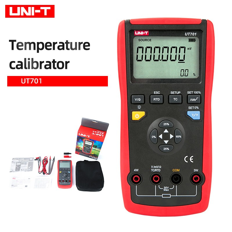 UNI-T UT701 thermocouple temperature calibrator output voltage / Single ...