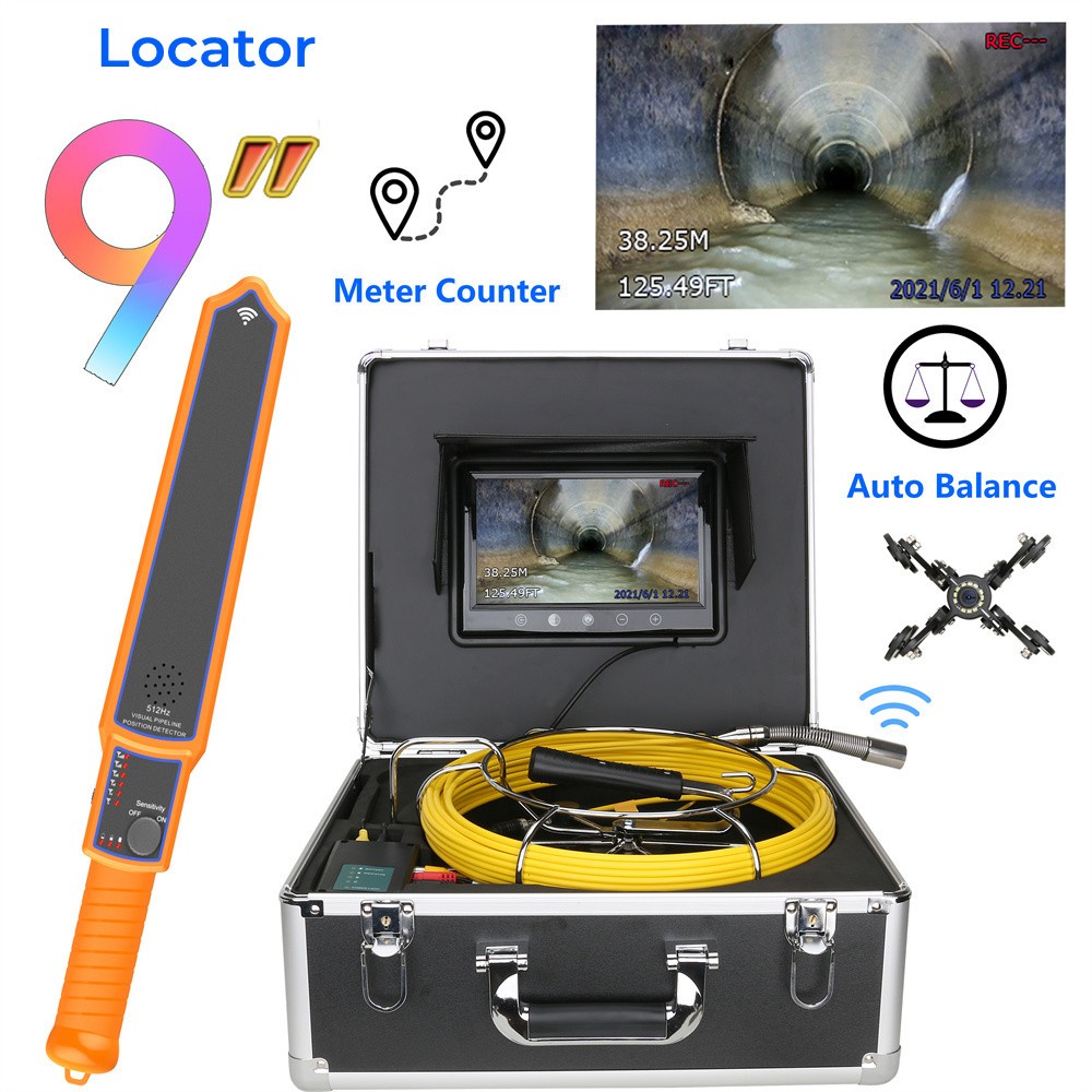 Sewer Pipe Drain Pipe Pipeline Inspection Locator Camera 9