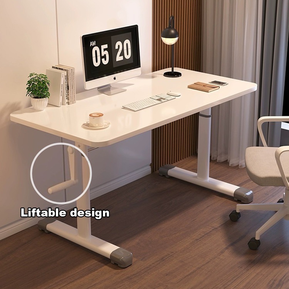 Study Table Adjustable Height Small Table Ergonomic Standing Desk ...