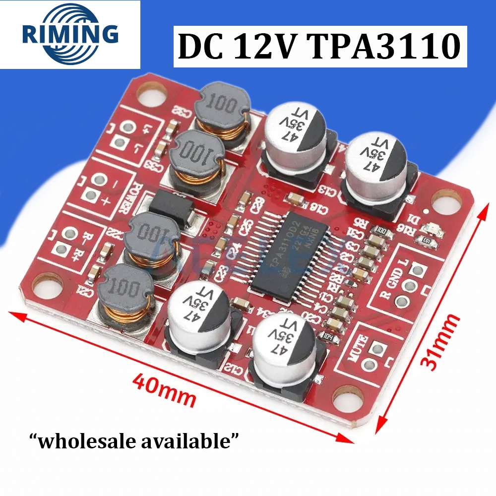 DC 12V TPA3110 TPA3110D2 Digital Power Amplifier Module 2x15W Dual ...