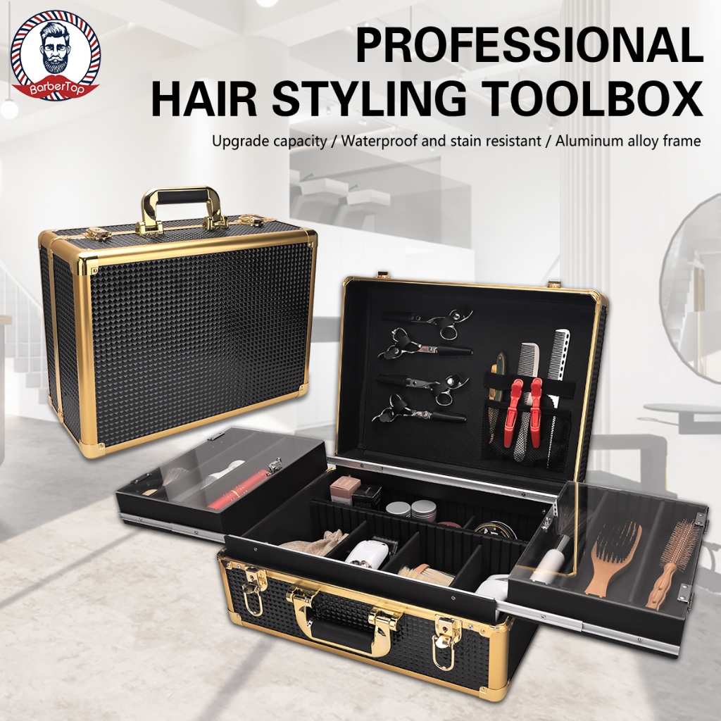 Barber Case Organizer, Barber Briefcase Tool Box, Barber Carrying