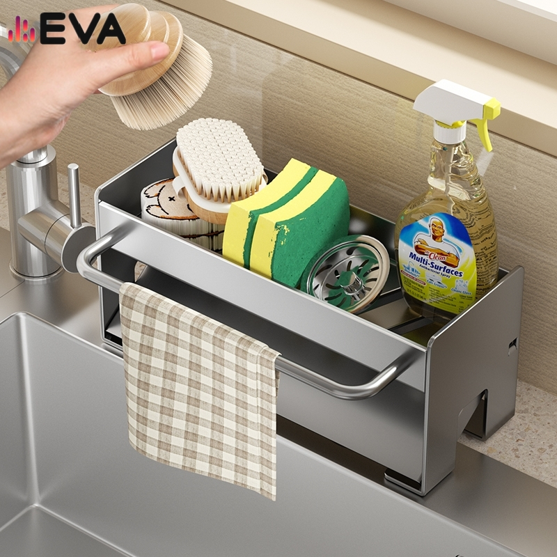 【EVA】【local delivery】Kitchen sponge rack, sink rack, drain basket ...