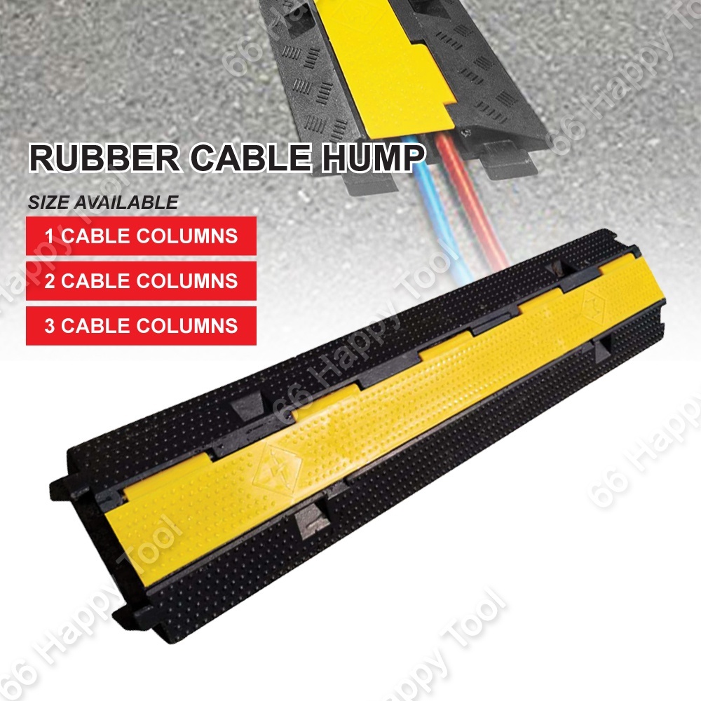 10PC-50PC 1/2/3 Channels Rubber Cable Hump Ready Stock 1/2/3 Columns ...