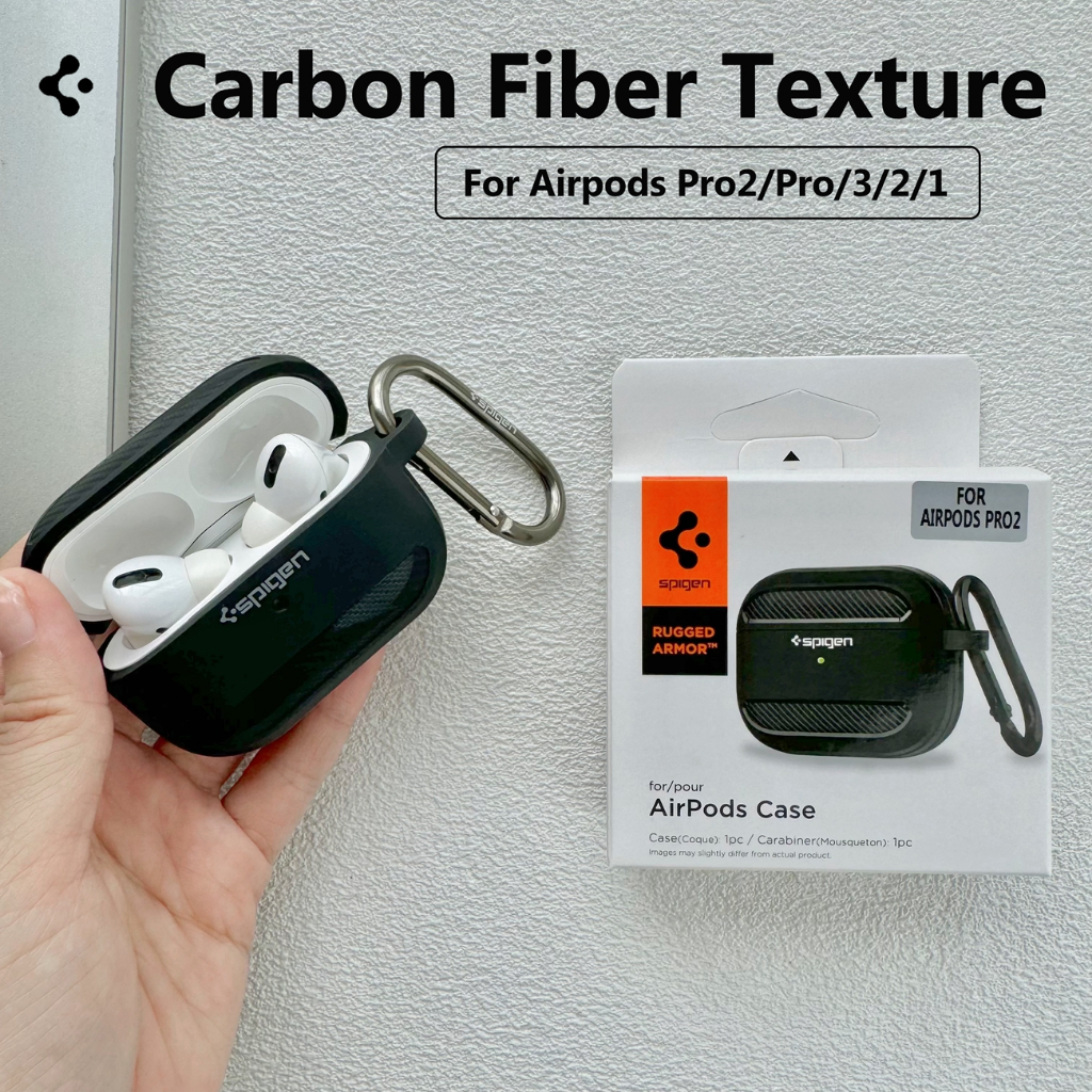 Spigen Armor Soft Silicone Airpods Case Cover for Airpods Pro Pro  Replacement Sport Case Cover for Airpods Airpods