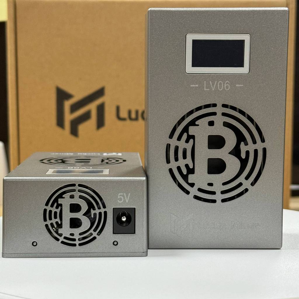 Bitcoin Miner LV07 Solo - 1TH/s, Low Noise 25W Home Mining Machine With PSU  (SHA-256 Algorithm) Plug And Play Crypto Miner With PSU