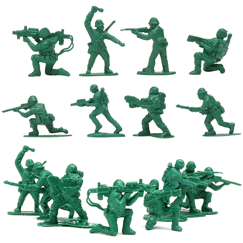 Viikondo Army Men Toy Soldier 1 72 Mini Plastic Action Figure Random 