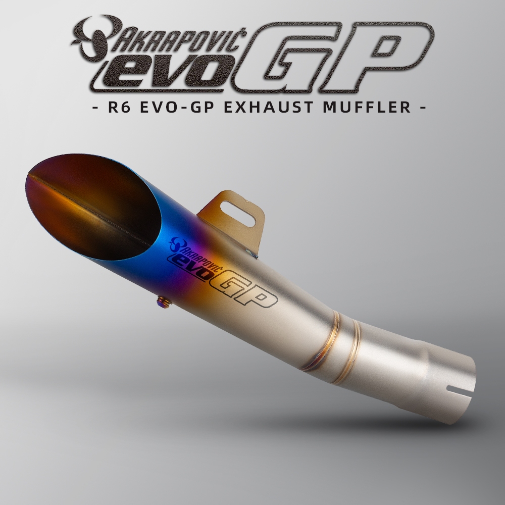 akrapovic evo gp racing motorcycle exhaust pipe for R6 R3 krv krv180 ...