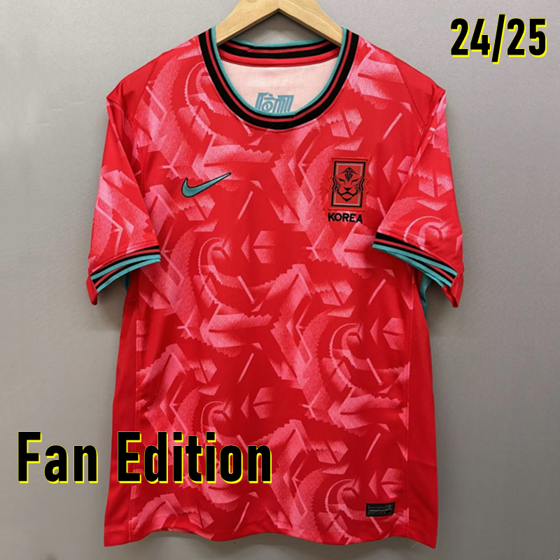 Korea Soccer Jersey Red 2024/25 National Team HEUNGMIN KANGIN MINJAE ...