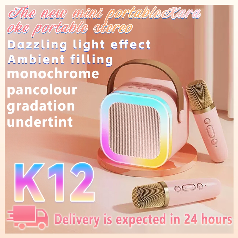 2024 New K12 Bluetooth 5.3 Speaker Dual Microphone Original RGB Mini ...
