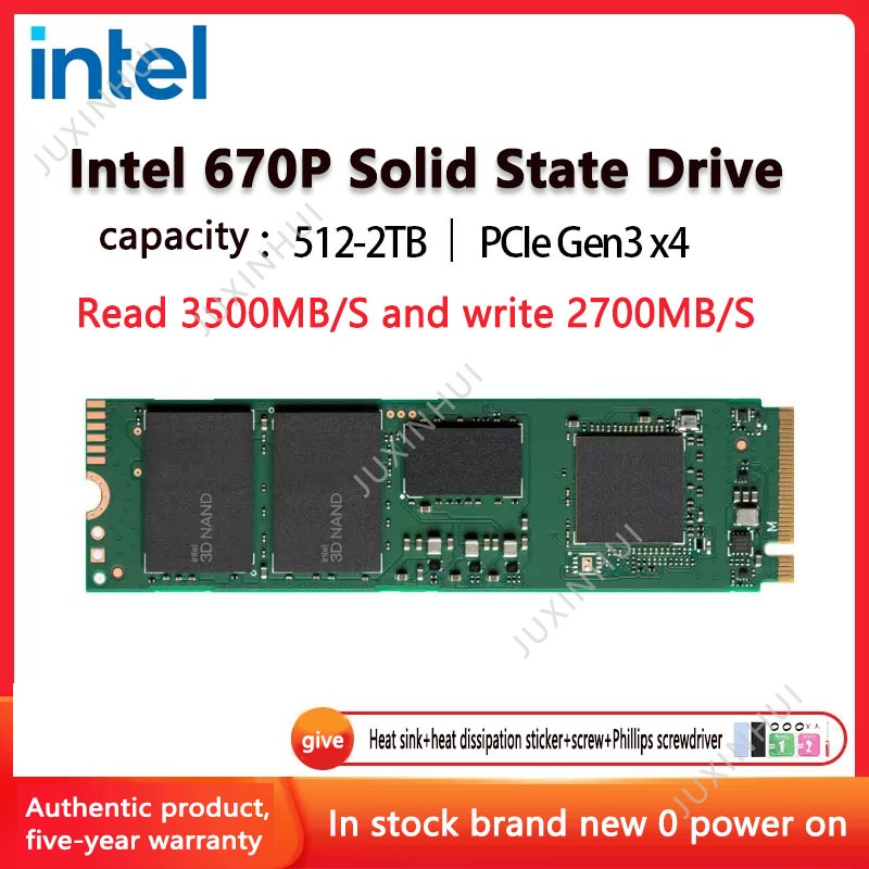 Intel 670P 512G 1TB M.2 2280 PCIe NVME Solid State Drive Notebook ...