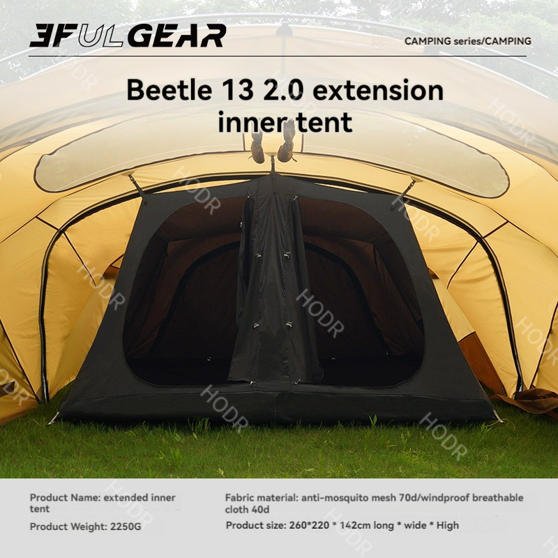 HODR】3F UL GEAR Beetle13 Tent Accessories TPU Door, Foyer Tent