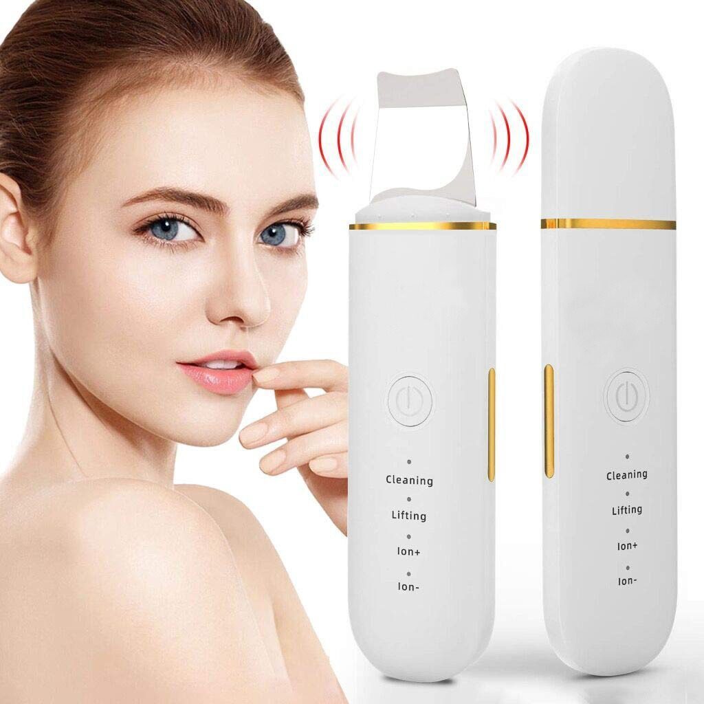 Facial Cleansing Peeling Machine Ultrasonic Extracting Skin Scrubber ...
