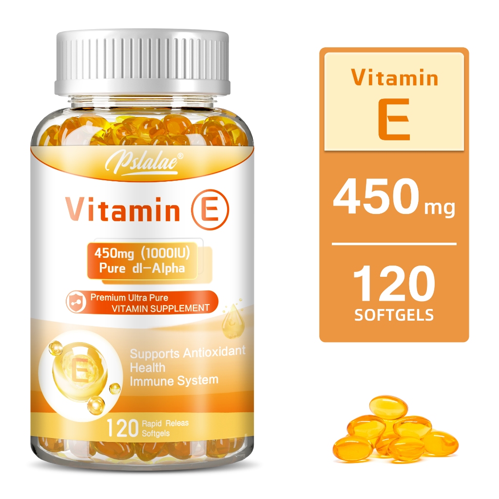 Vitamin E 450 mg (1000 IU) Pure dlAlpha Immune Health, Cell Repair