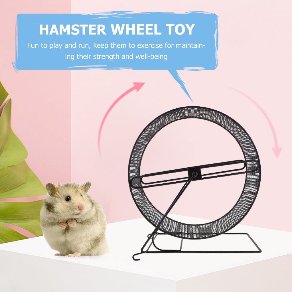 COD READY STOCK Whee lo Toy Ferret Hamster Running Wheel Silent Guinea Pig Toys