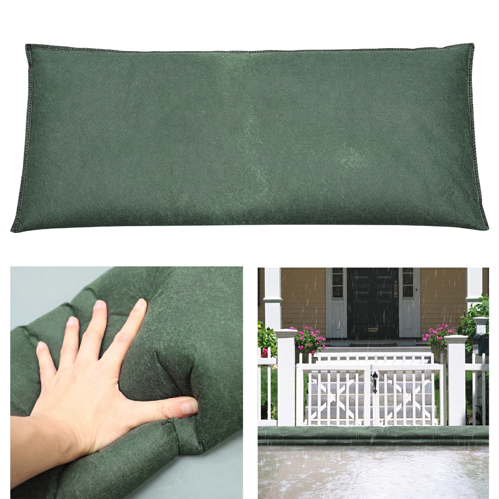 Sandless Sandbag Flood Control Water Activated Flood Barriers Absorbent ...