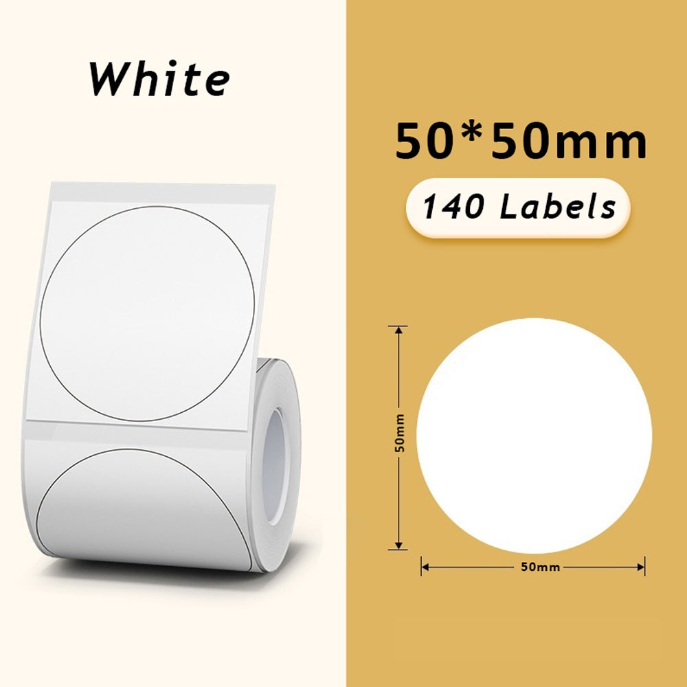 Label Printer M110 label roll Paper transparent Label Sticker 50*50mm ...
