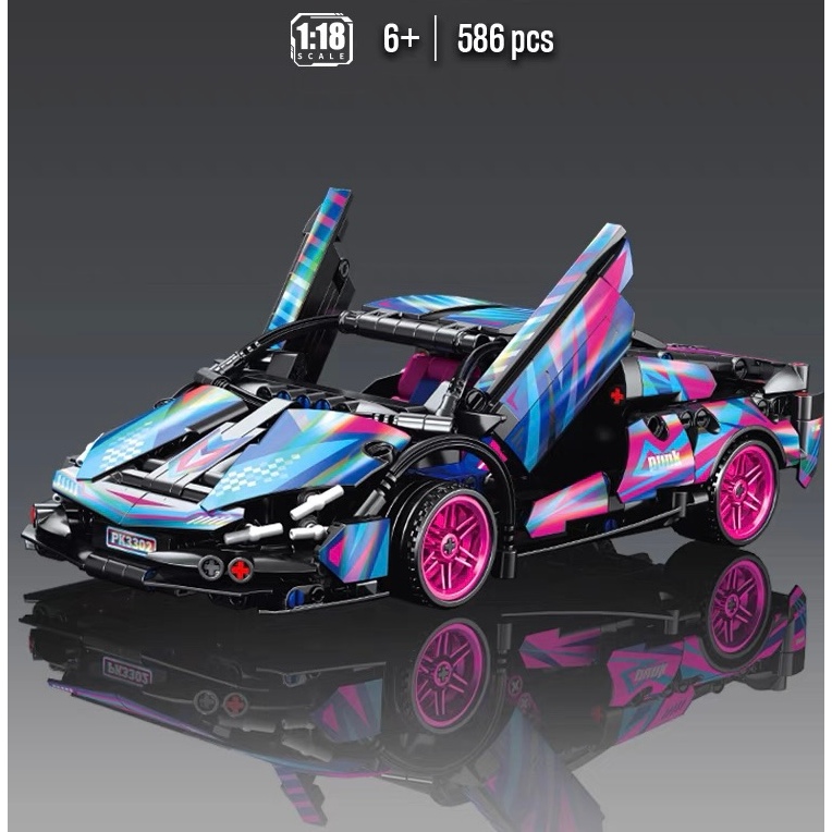 Building Blocks Car Model Small Particle Assembling Building Blocks ...