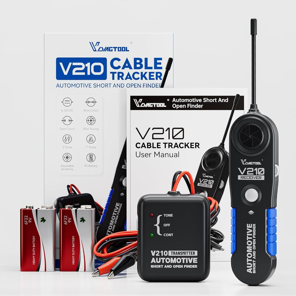 VDIAGTOOL V210 Automotive Circuit Tester Car Repair Cable Circuit Wire ...