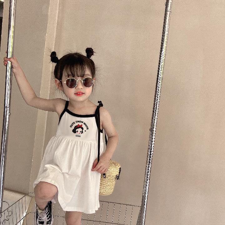 Summer Girls Camisole Dress Children Cartoon Minnie Mouse Printed Cotton  Sleeveless Dresses Kids Sports Sweet Skirt Clothes | Shopee Malaysia