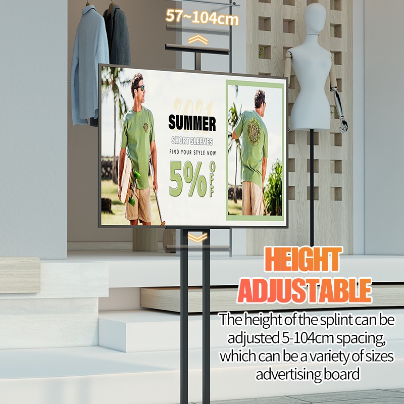 Adjustable Height Metal Poster Stand Foamboard Poster Display Stand ...