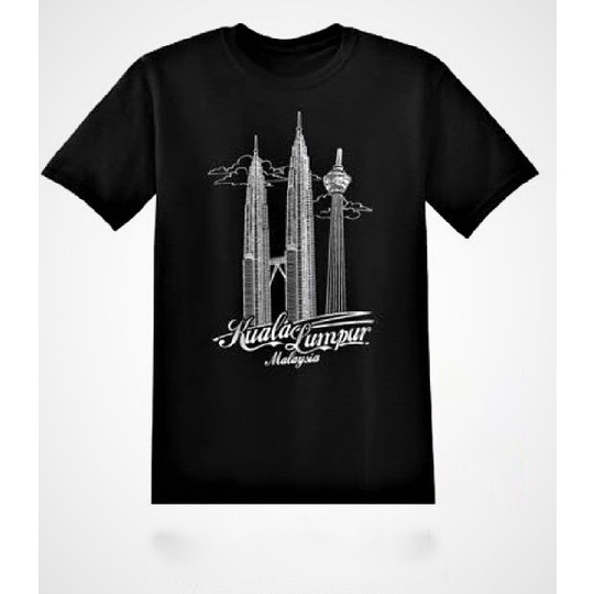 Fashion HOT Malaysia KLCC KL TOWER Printed Unisex T-Shirt Adults