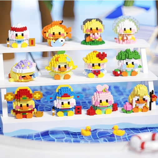 Cartoon Happy Cute Duck Series Building Blocks Toy Gift | Shopee Malaysia