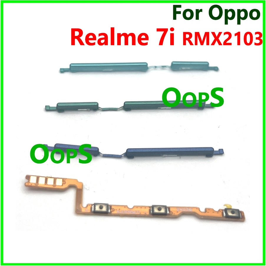 Boutons Power Et Volume De Remplacement Pour OPPO Realme C17 (RMX2101) - Neuf Sous Emballage