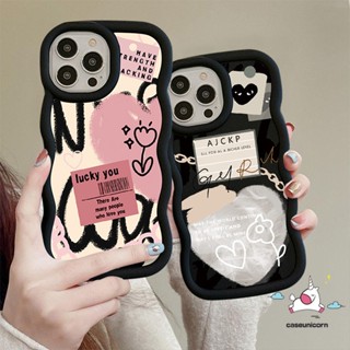 Trend Brand Comme Des Garcons Case Compatible for iPhone 7Plus 14 12 11 13 15 Pro Max XR X 7 6 14 8 Plus XS Max SE 2020 Cartoon Flower Doodle Love Heart Macaron Wavy Edge Soft Case Shopee Malaysia