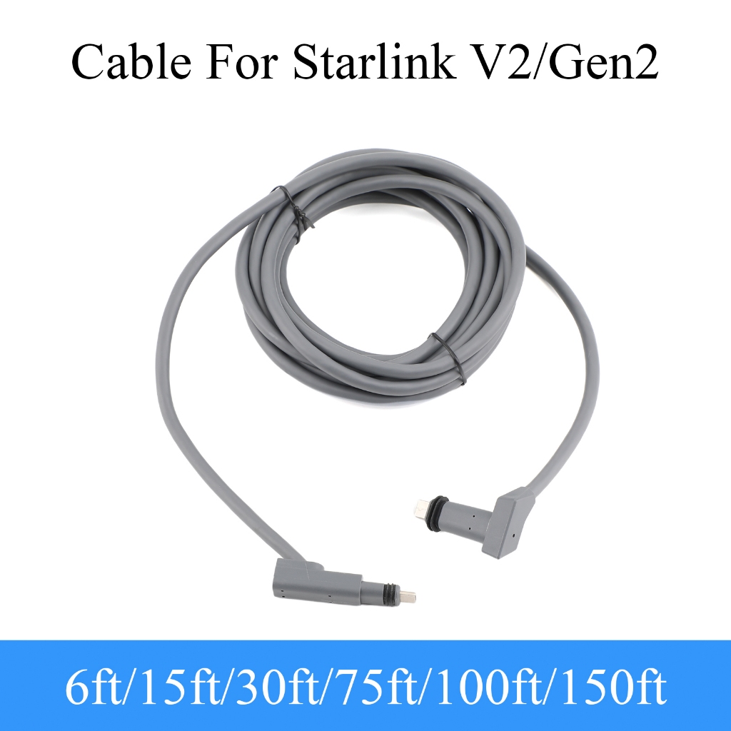 150ft For Starlink V2/Gen2 Satellite Router Extension Wire Cat5e ...
