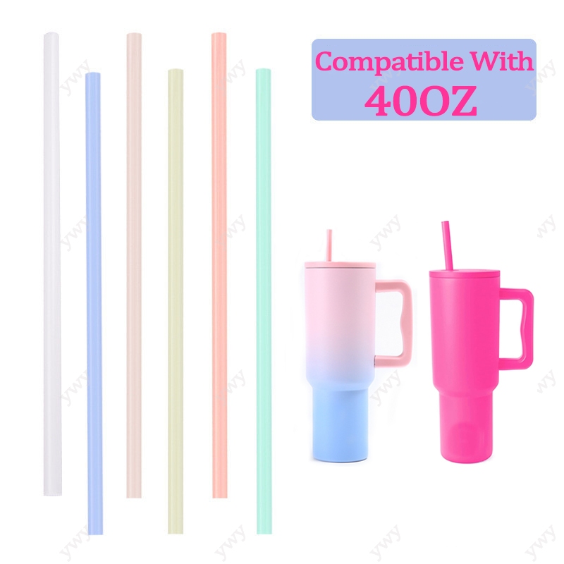 YWY【Ready Stock】7mm wide 30cm Long Straw for Tumbler, Reusable Water ...
