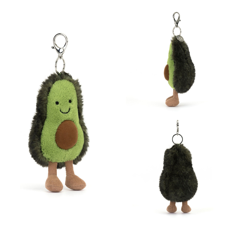 Jellycat avocado bag charm online