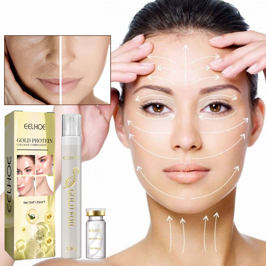 Local Stock>Soluble thread and nano gold essence combination Firming ...