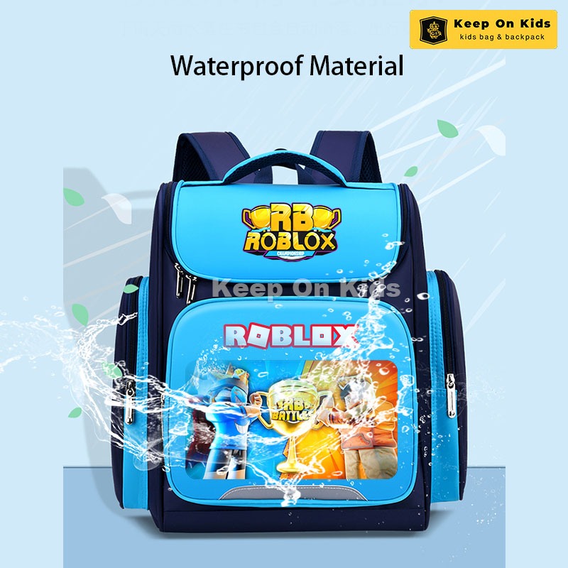 15inch Kids Backpack Roblox School Primary Pre School Bag Boys Beg Sekolah Budak Lelaki Mechamato Shopee Malaysia