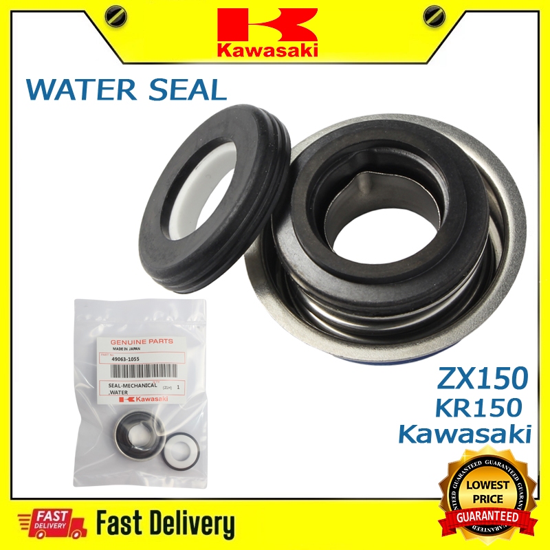 Water Pump Seals For Kawasaki Z1000 (2003-2012) - 2-Pack Mechanical & Oil Seals Kit