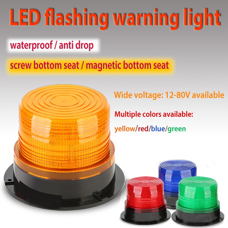 LED Car Truck Police Car Strobe Flashing Emergency Warning Light 12-80V ...