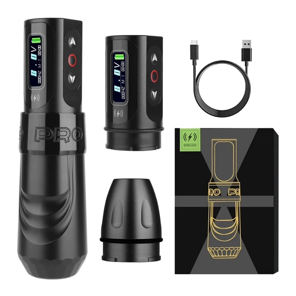 Max PRO Wireless Tattoo Pen Machine Brushless Motor Tattoo Cartridges ...