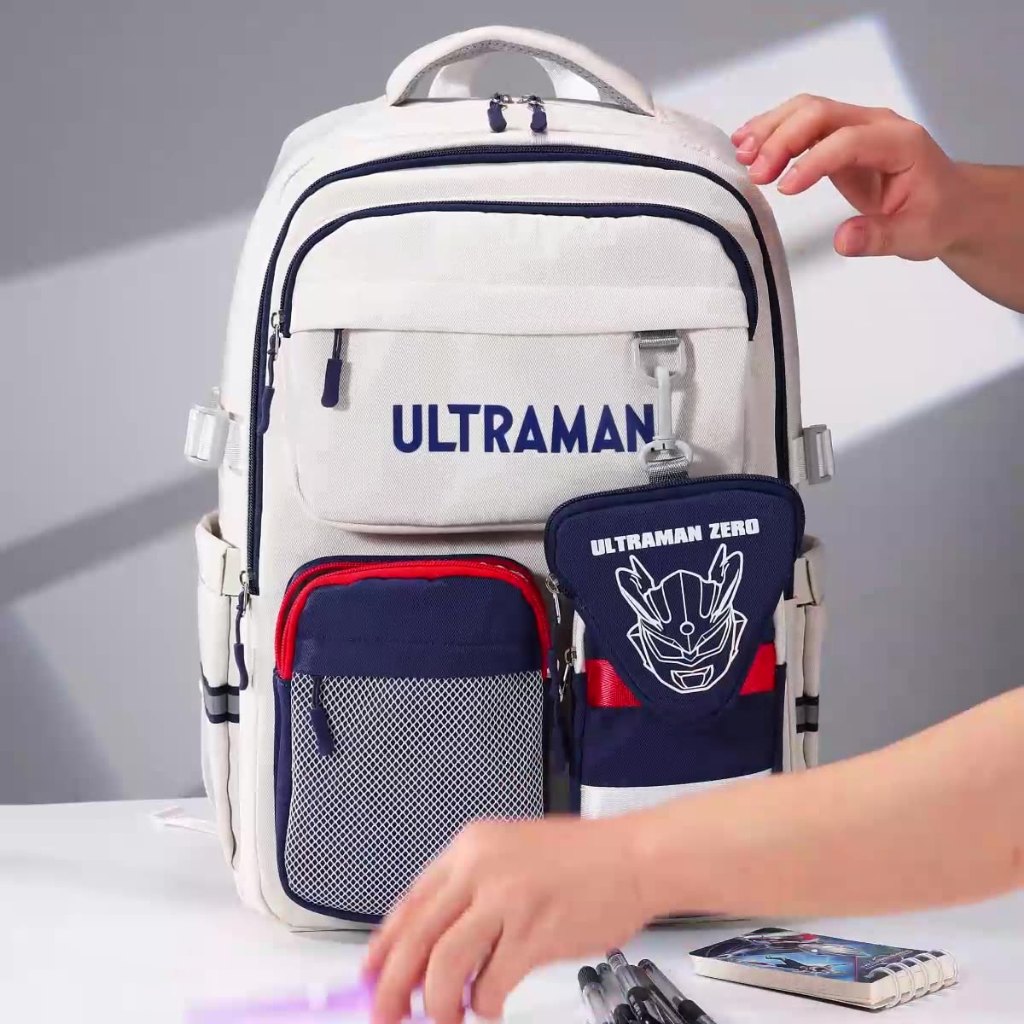Ultraman School Bag Bag Waterproof Shockproof Decompression Lightweight ...