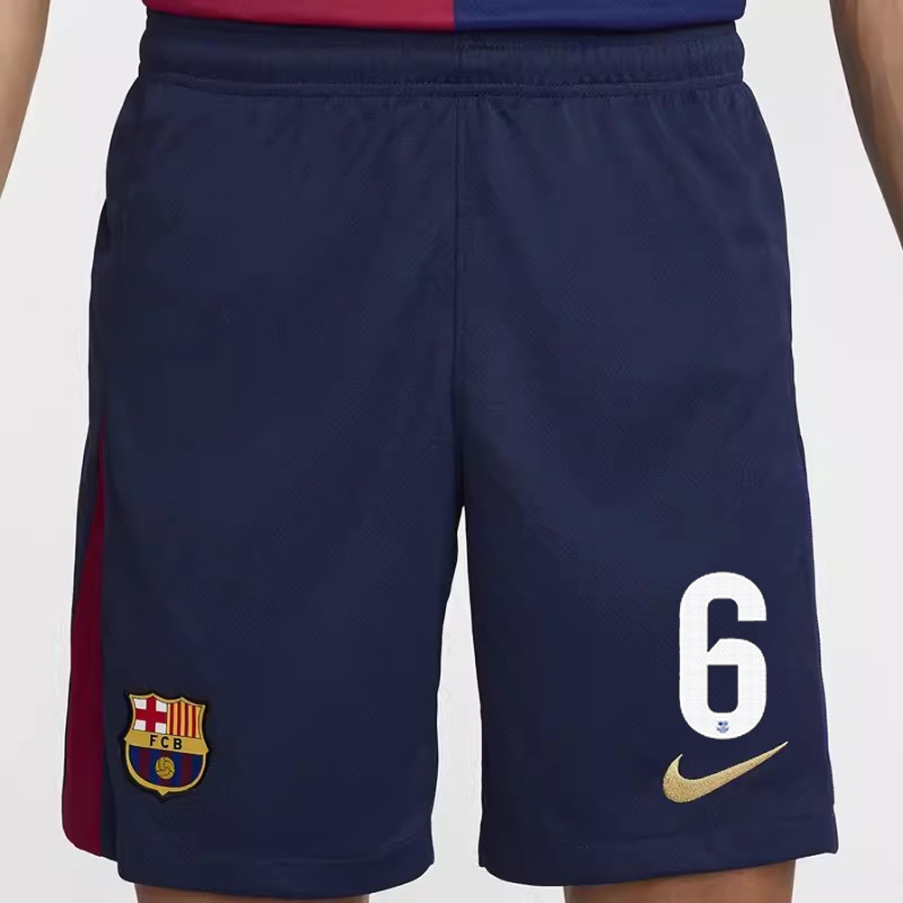 2024 25 Season Barcelona Home Sport Short Pants Gavi Pedri Lewandowski Messi Yamal Football Shorts Shopee Malaysia
