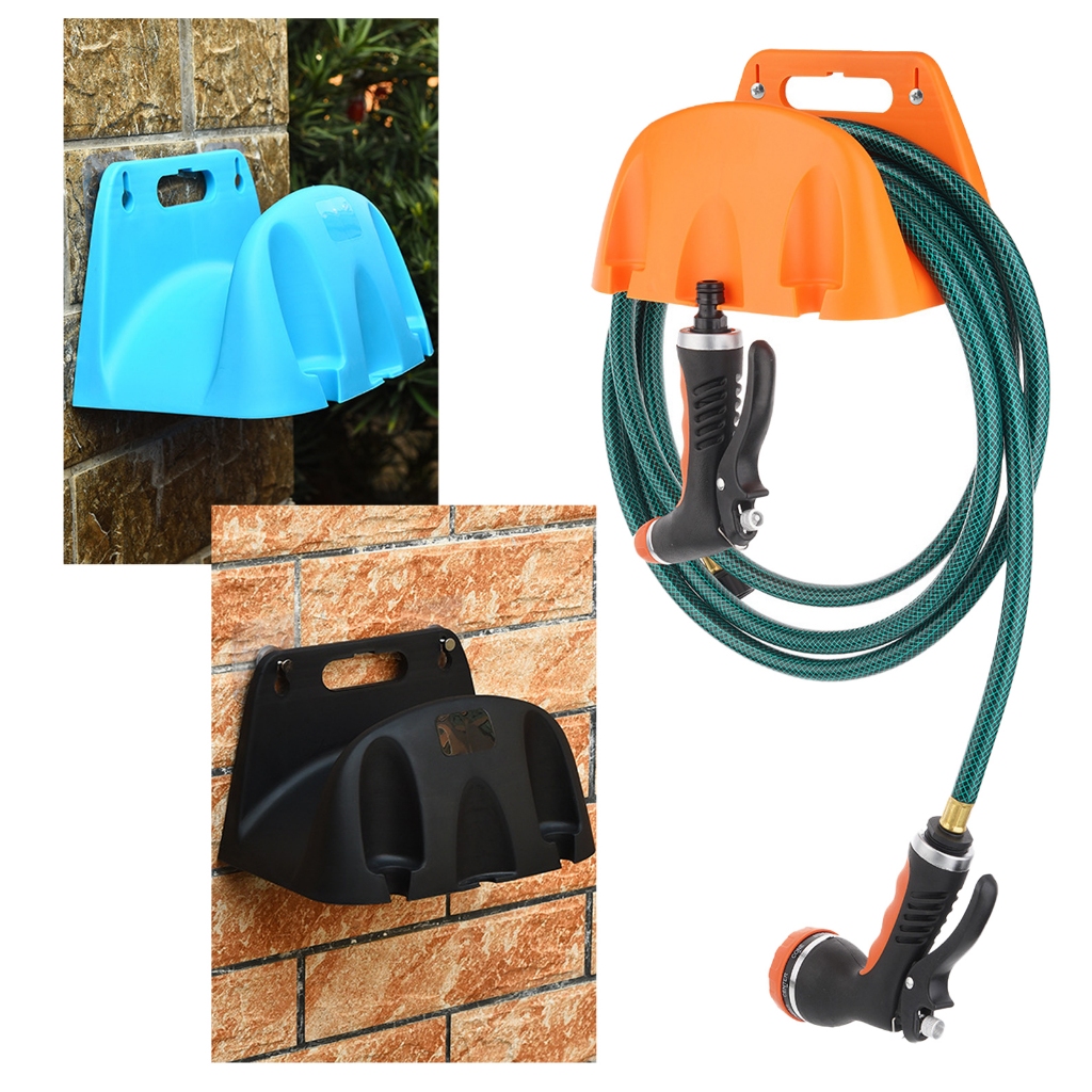 Wall Mounted Hose Holder garden hose reel holder storage rack hanging ...