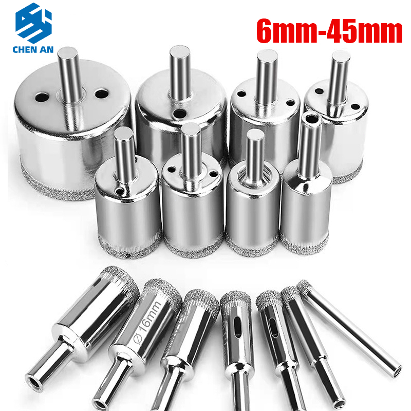 6mm45mm Drill bit tiles cement hole saw tile marble glass cutter drill