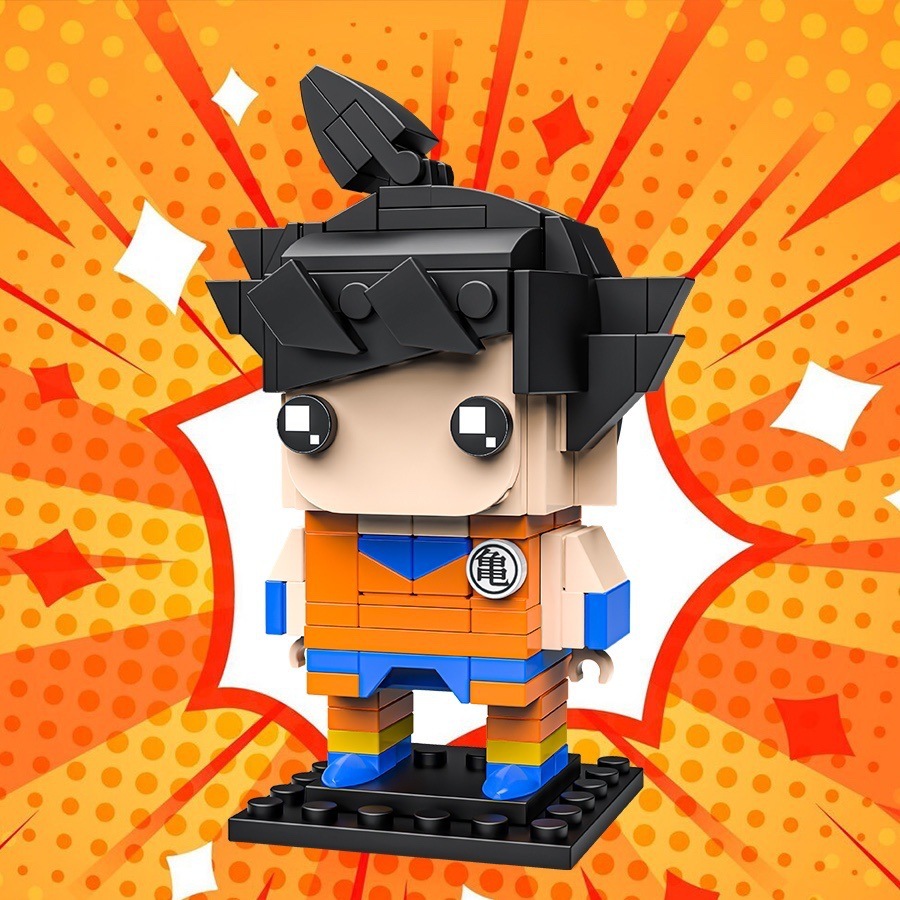 Anime Dragon Figures Ball Son Z Goku Brick Mini Headz Building Set ...