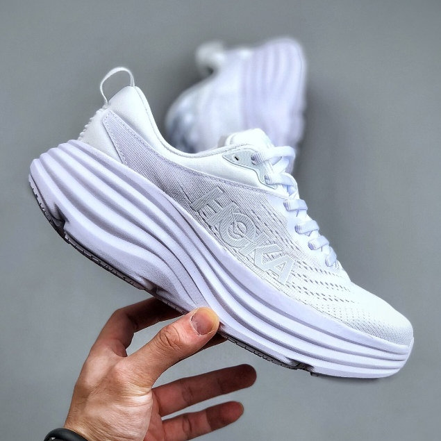 Hoka Bondi Men And Women Sport Shoes Hoka Clifton Running Shoes  1127954-WWH