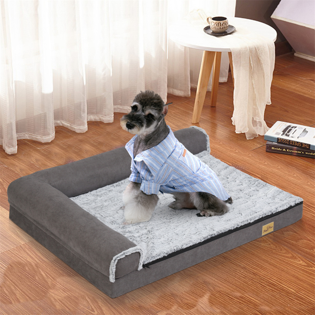BingoPaw XXL/XL/Large Orthopedic Dog Bed Waterproof Calming Couch Mattress  Washable Removable Cover