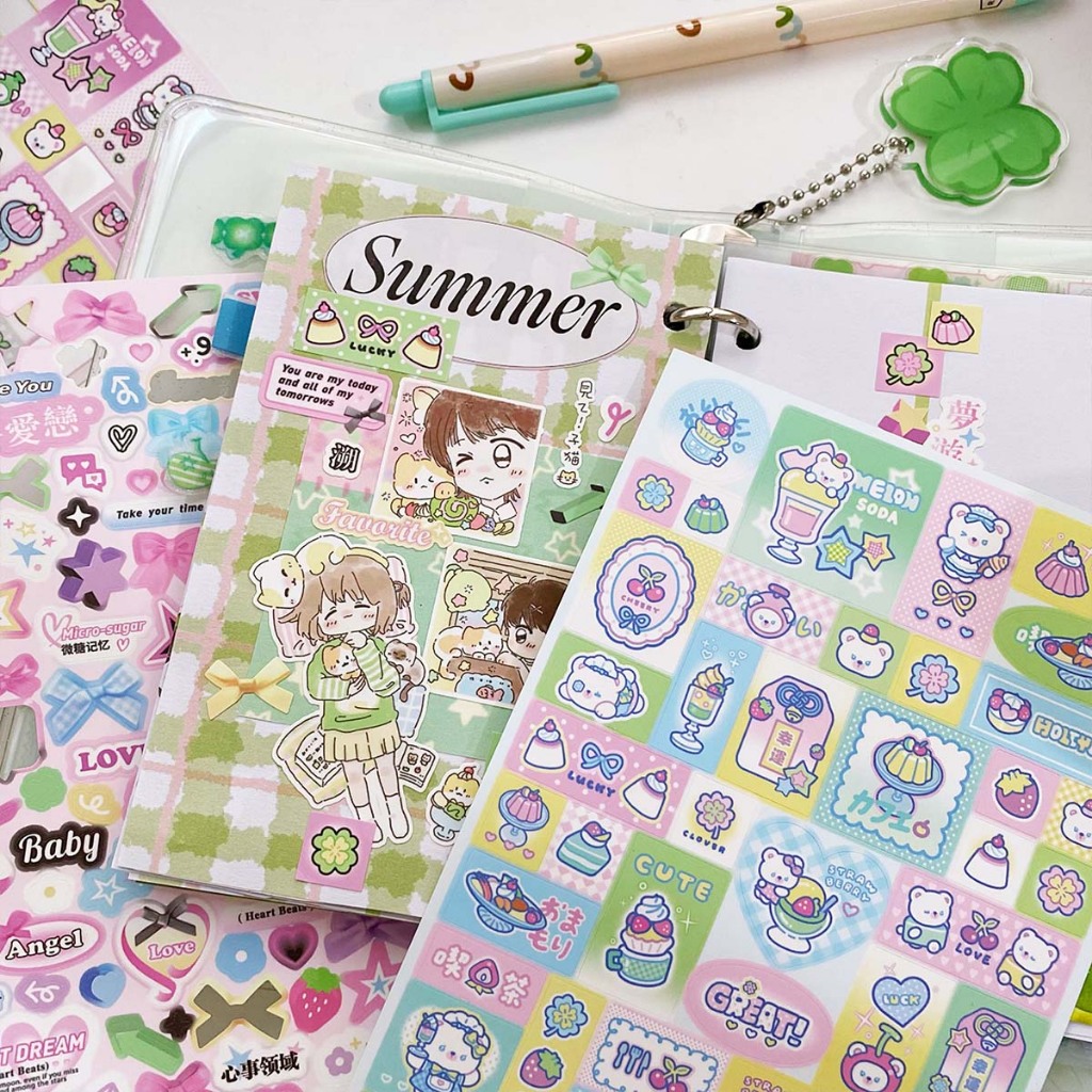 New Product Sticker Handbook Sticker Goo Card Sticker Original Collage ...