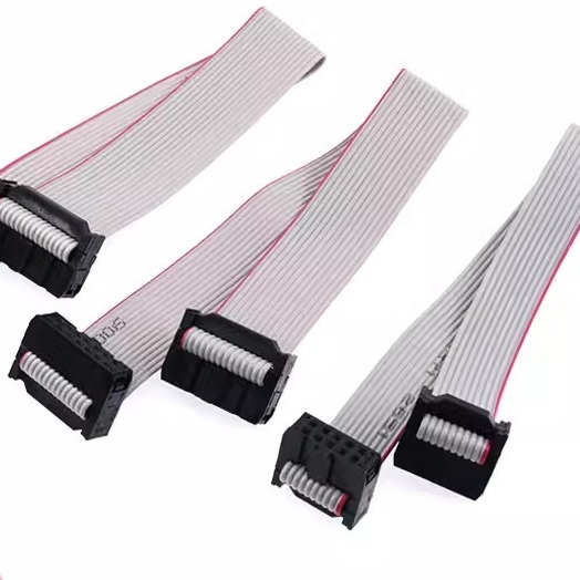 Fc Gray Flat Cable Co-directional 2.54mm Signal Cable 8/10/20p Crimping ...