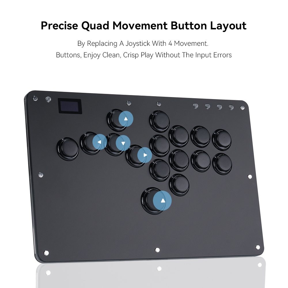 Haute42 Pad R Street Fighter 6 Leverless Table GP2040-CE Switch ...